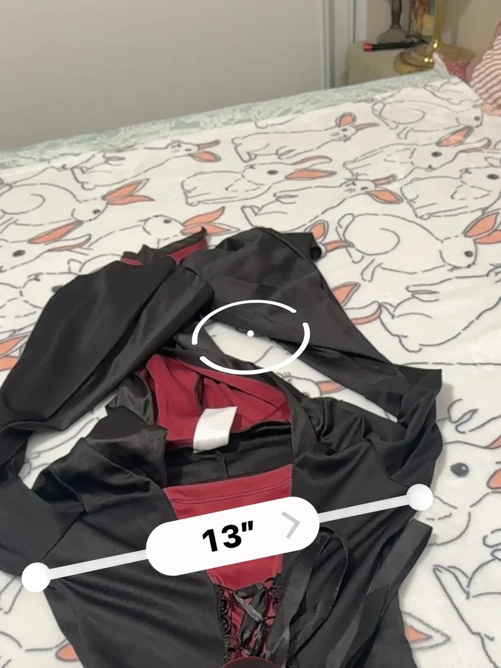 Med kids Spirit Black and Red Halloween Costume Hood - Picture 4 of 9